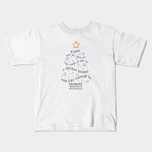 Shakespeare In A Holiday Humor Kids T-Shirt